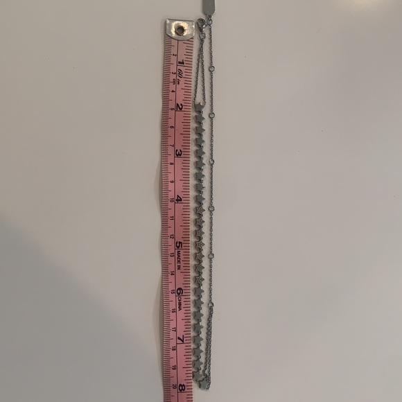 Ela Rae Oxidized Sterling Silver Star Diamond Necklace - Picture 6 of 6